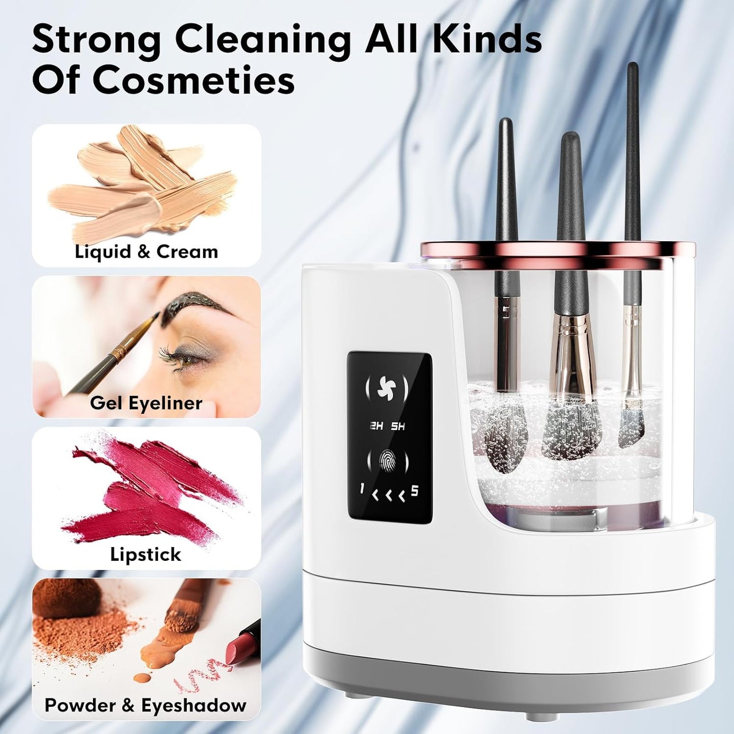 3 in 1 Electric Makeup Brush Cleaner
