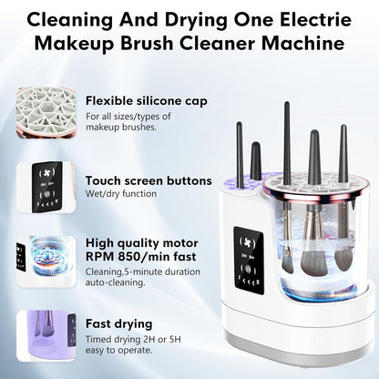 3 in 1 Electric Makeup Brush Cleaner