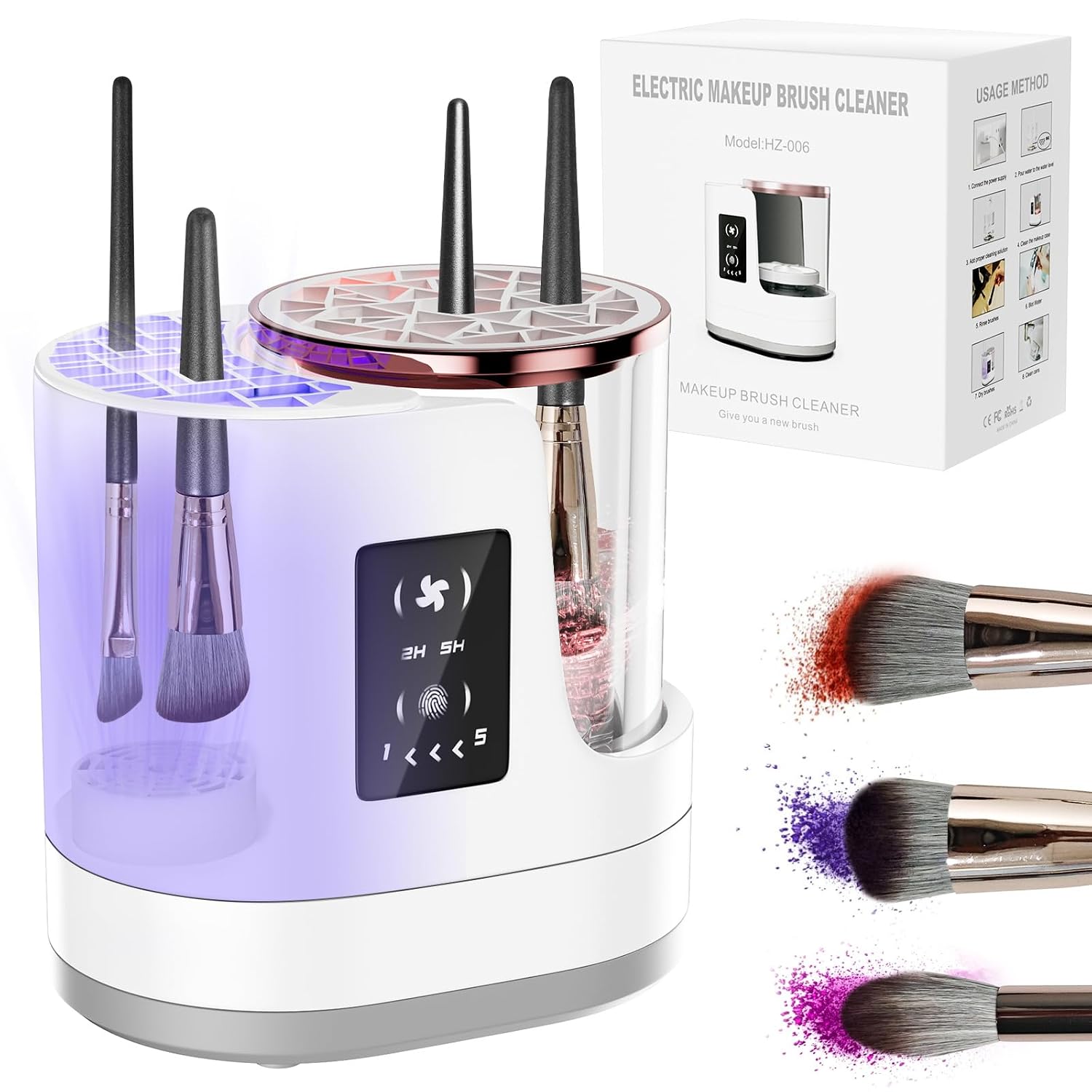 3 in 1 Electric Makeup Brush Cleaner